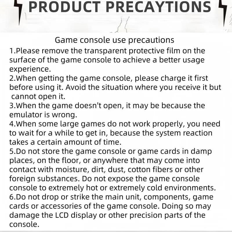 H5 Handheld Game Console, Mini Portable Video Game Machine, 5-Inch IPS Screen, 34+ Mainstream Emulators, 64GB TF Card, Gift for Boyfriend