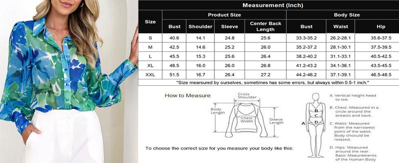 Womens Shirts Button Down Printed Lantern Long Sleeve Blouse Fashion Casual Tops cherry betty clothing leopard blazer western shirts for women dress shirts for women trendy leopard blouse