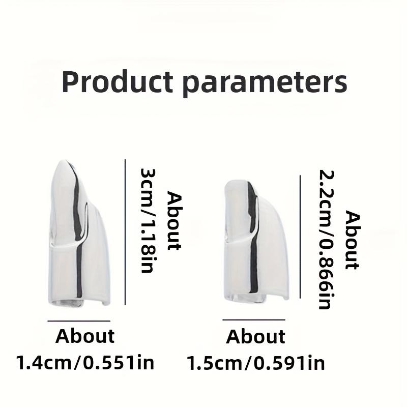 1/2pcs Nail Guard Adjustable Finger Protector, Durable Nail Protection for Organic and Artificial Nails, Typing and Nail Art Finger Shield, Salon Nail Care Tool