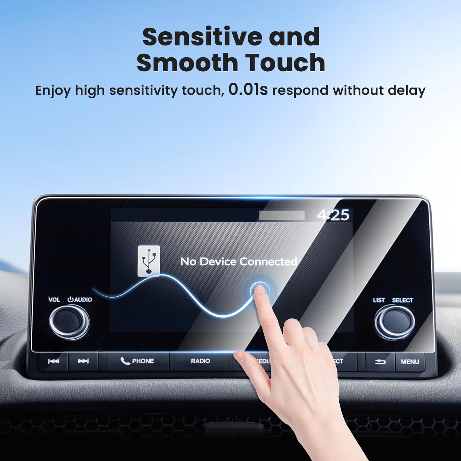 Canvcle Screen Protector for Honda HRV Sport LX 2023 2024 2025 HR-V (NOT for EX-L), 7 Inch Touch Screen Protector Cover Saver Tempered Glass Navigation Display Infotainment Protective Film Canvcle Screen Protector for Honda HRV Sport LX 2023 2024 2025 HR-V (NOT for EX-L), 7 Inch Touch Screen Protector Cover Saver Tempered Glass Navigation Display Infotainment Protective Film