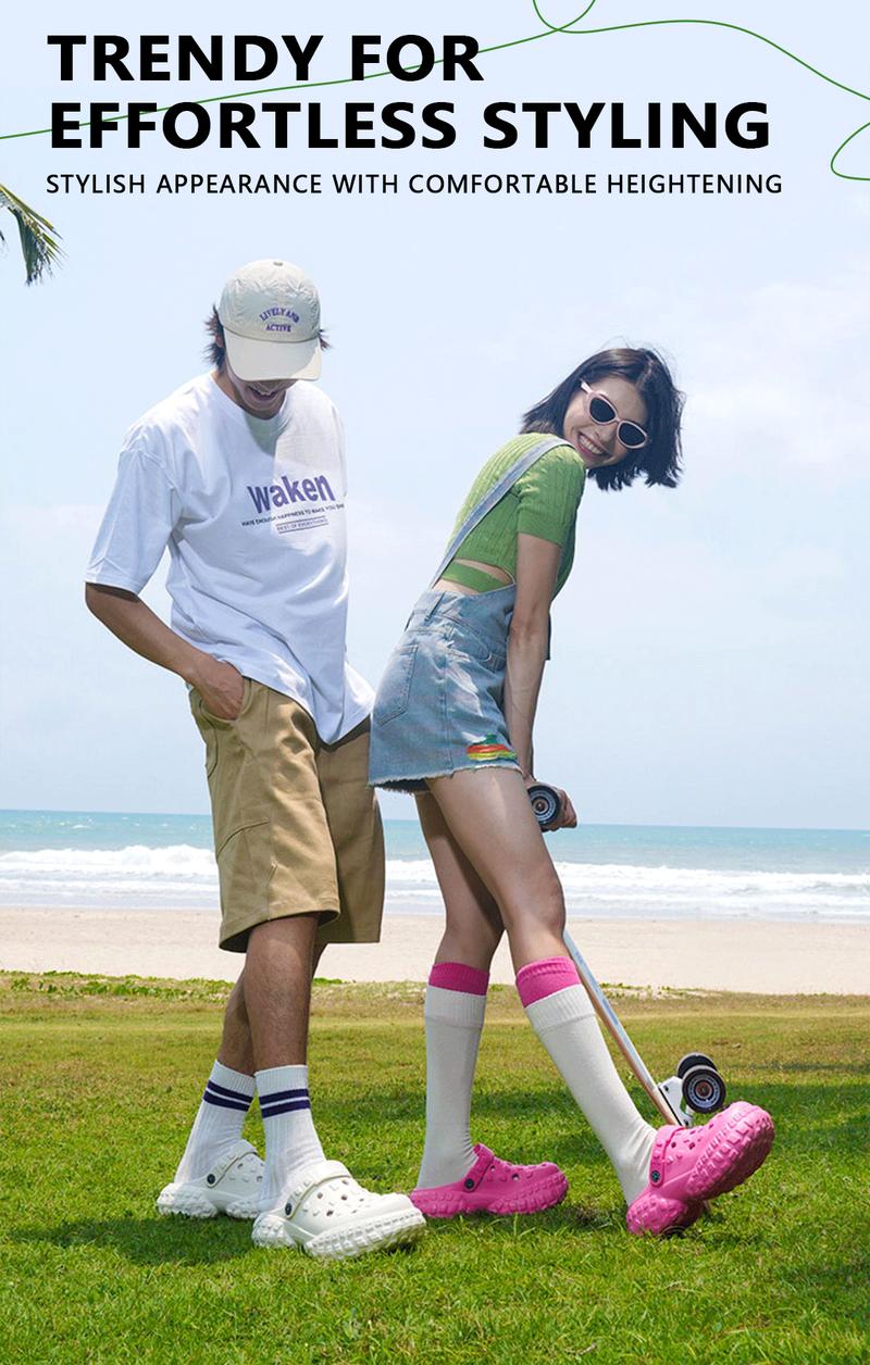 YASSIA Unisex EVA Cloud Slippers Outdoor Beach Sandals Foam Runner Walking shoes, Comfortable slippers for relaxing after exercise White Rice White Rice