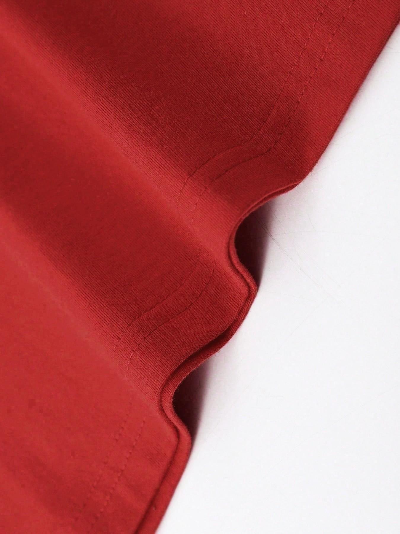 Christian Jesus Graphic Print Men's T-Shirt, 100% Cotton Loose Fit, Y2K Street Style, Casual Short Sleeve Top, Daily Wear