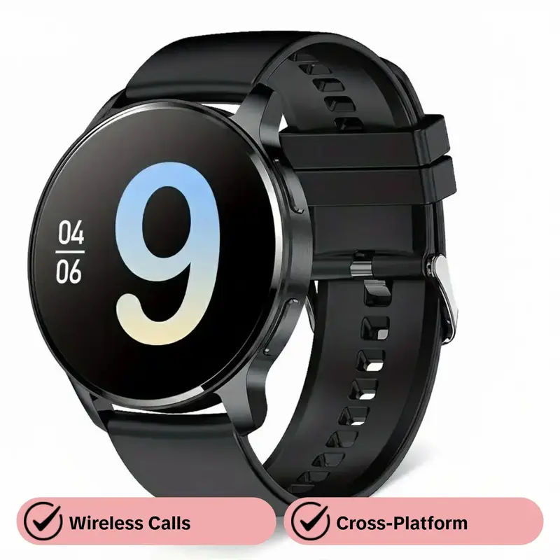 Fashion Multifunctional Smartwatch for Android with Wireless Call Function, Fitness Tracker, Music Control, Compatible with iPhone and Android Systems, Digital Smart Watch, Trendy Multifunctional Watch
