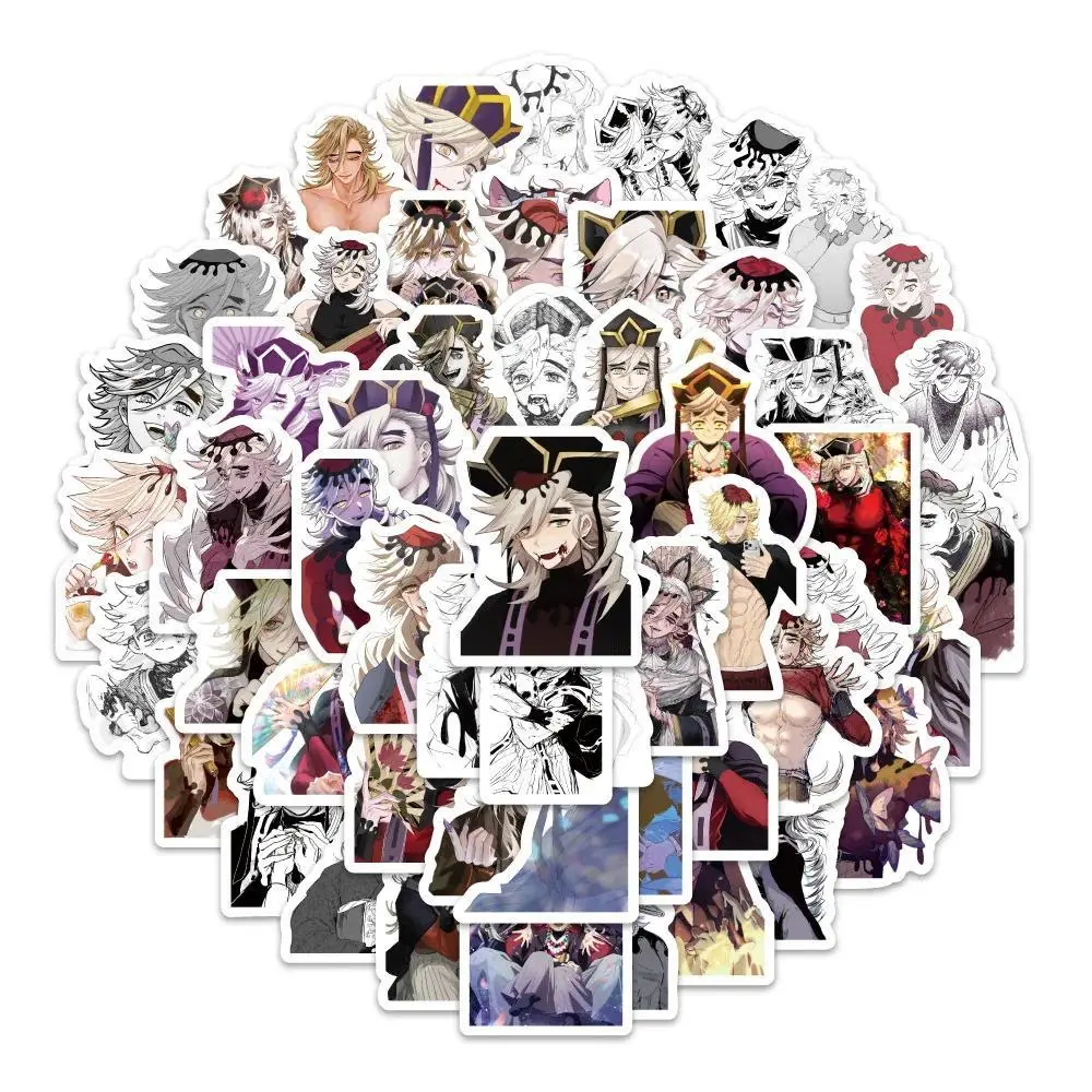2026 Hot selling toys Demon Slayer 100PCS Waterproof Vinyl Stickers Removable Upper Rank 2 Douma for Laptop Bottle Phone Luggage Anime Gift Internet-famous toy