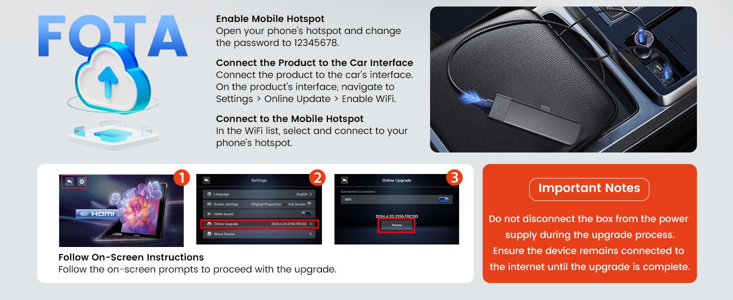 【TikTokShopBlackFriday】Carlinkit Fire Drive | HDMI Adapter for wired CarPlay | Supports Fire TV, Netflix & YouTube, Upgrade Your CarPlay – Stream Netflix, YouTube, Disney+, and more