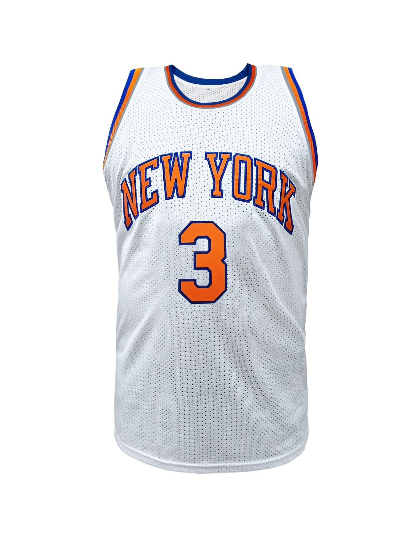 #3 New York Retro Basketball Jersey Unisex Embroidered Mesh Sleeveless Sports Shirt for Hip Hop Theme Party Daily Outfit