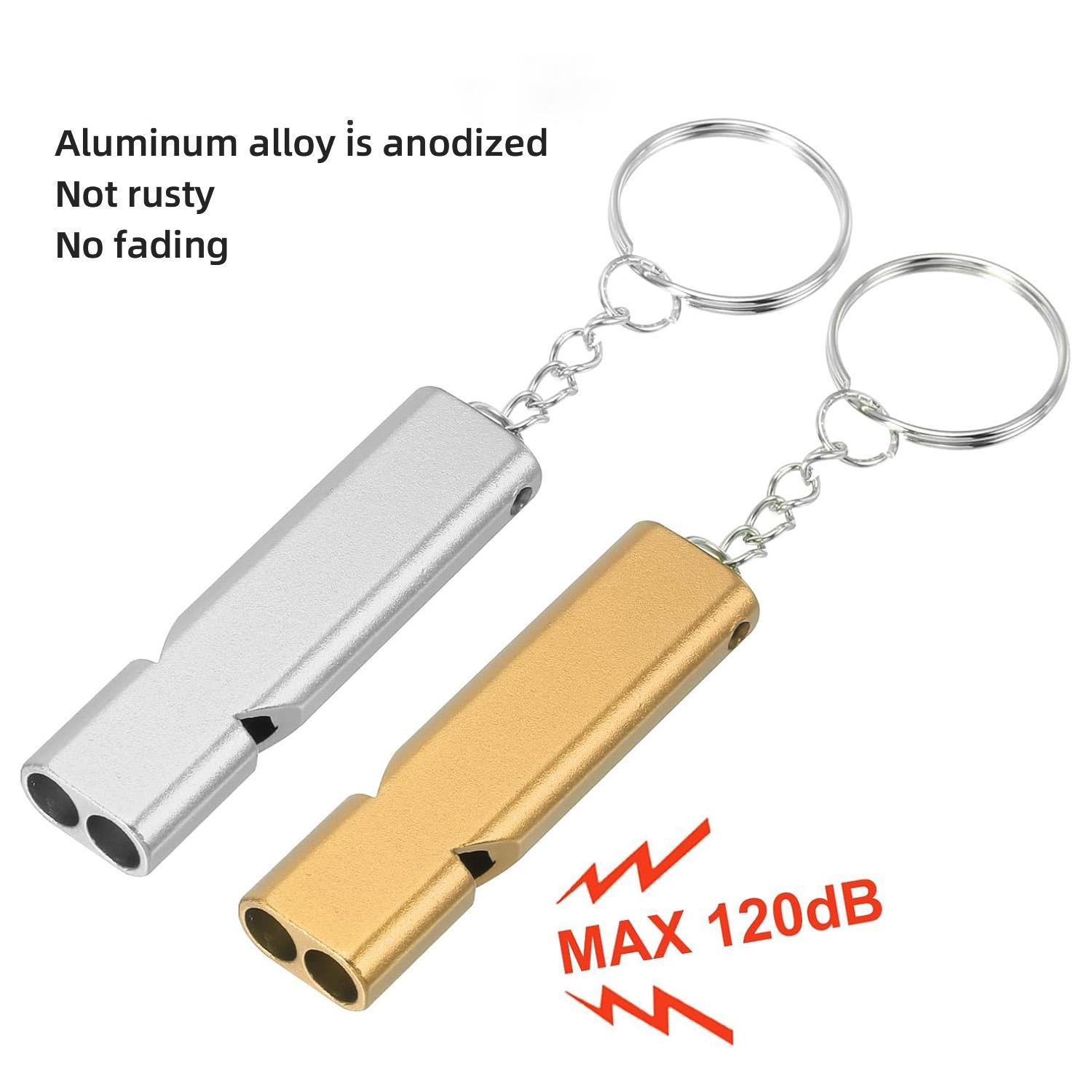 5 Pcs Emergency Survival Whistle,Safety Whistle Survival,Super Loud Emergency Survival Whistle with Keychain Whistle Hiking Accessories for Outdoors,Mountaineering,Boating and Signalling