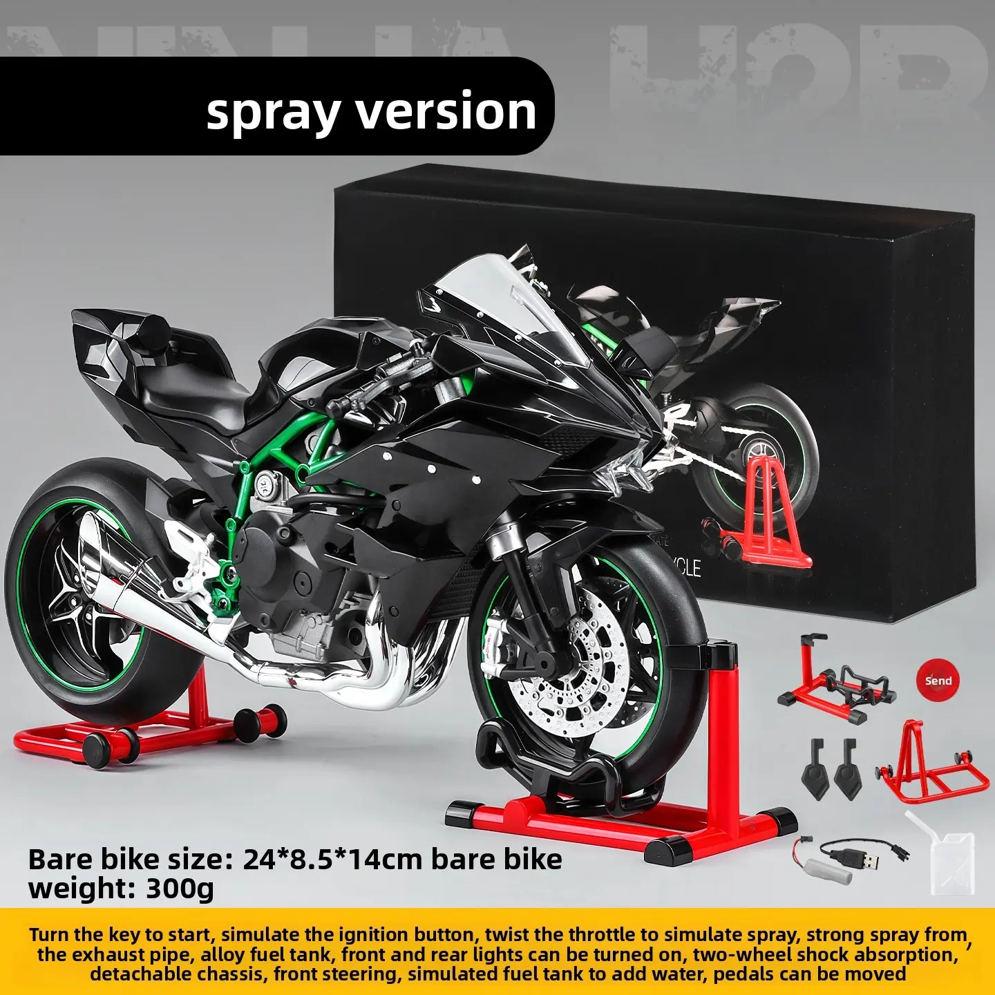 (Black) 1:9 Kawasaki