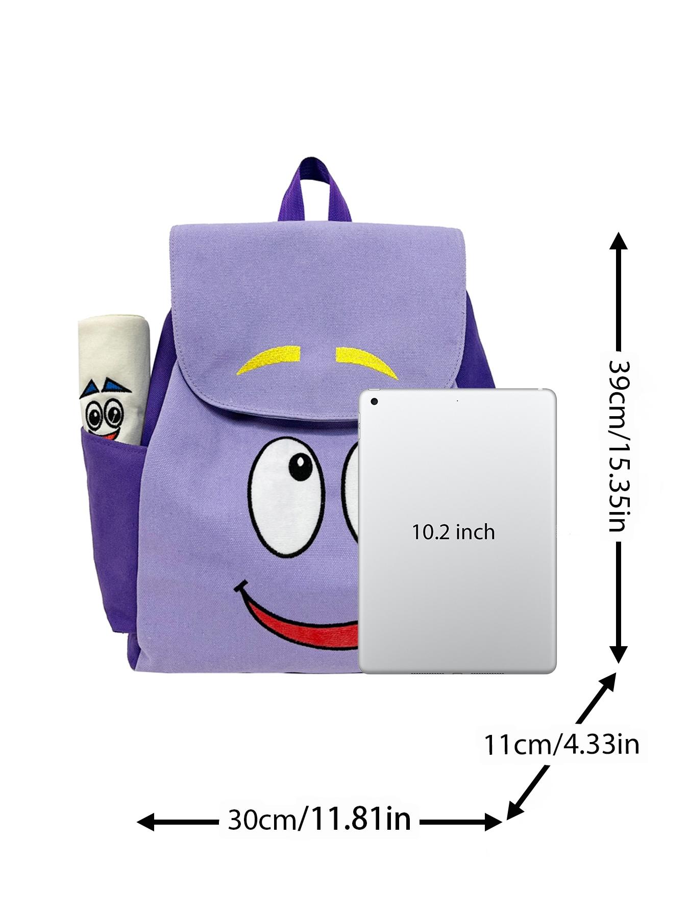 Cute Cartoon Pattern Backpack, Large Capacity Student School Bag, Fashionable Backpack for Girls, Casual Versatile Backpack for Daily Use