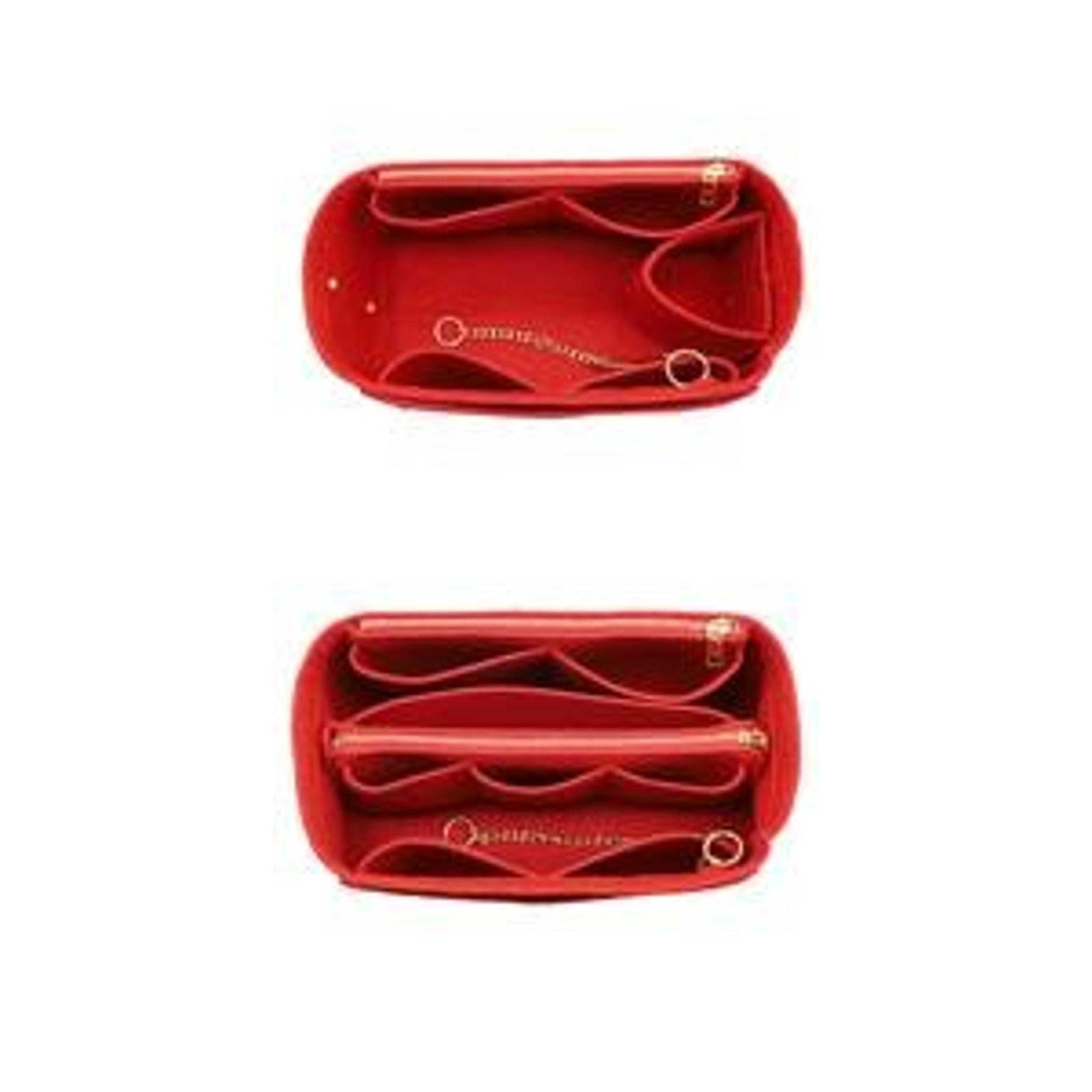 Felt Purse Organizer Insert with Zipper Pocket, Tote Shaper and Dividers, 5 Sizes for Speedy Neverfull PM MM and Similar Totes