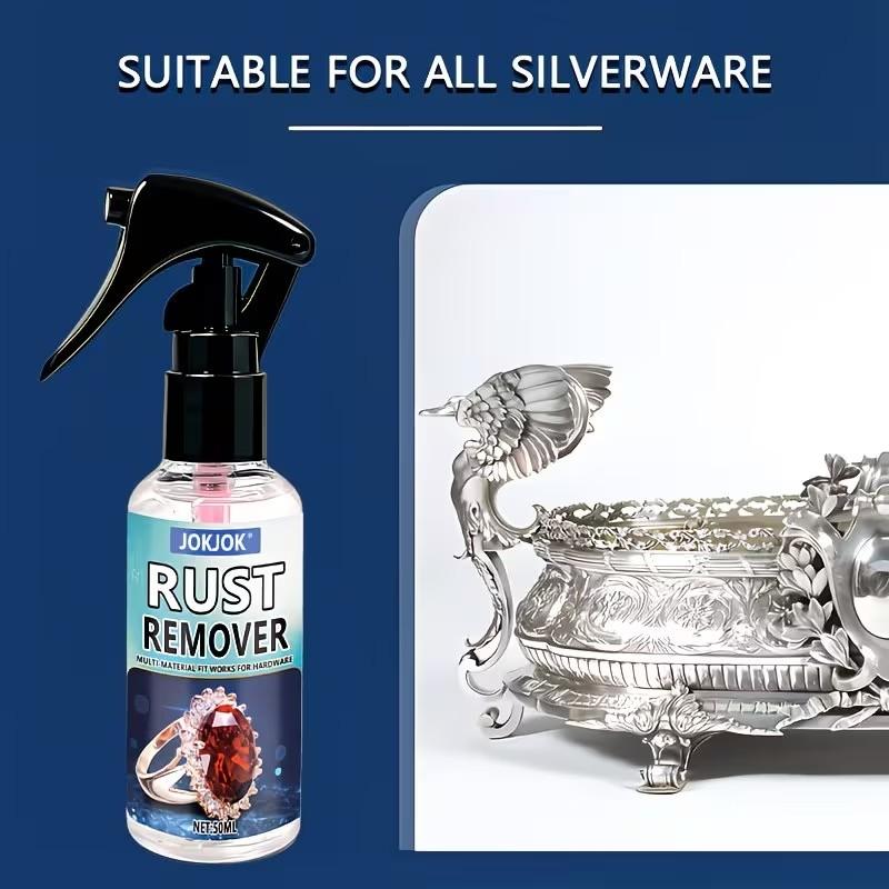 Jewelry Polishing Spray, Quick Shine Restorer for All Metals, Removes Oxidation in Minutes, Portable Travel Size, Brand Jokjok