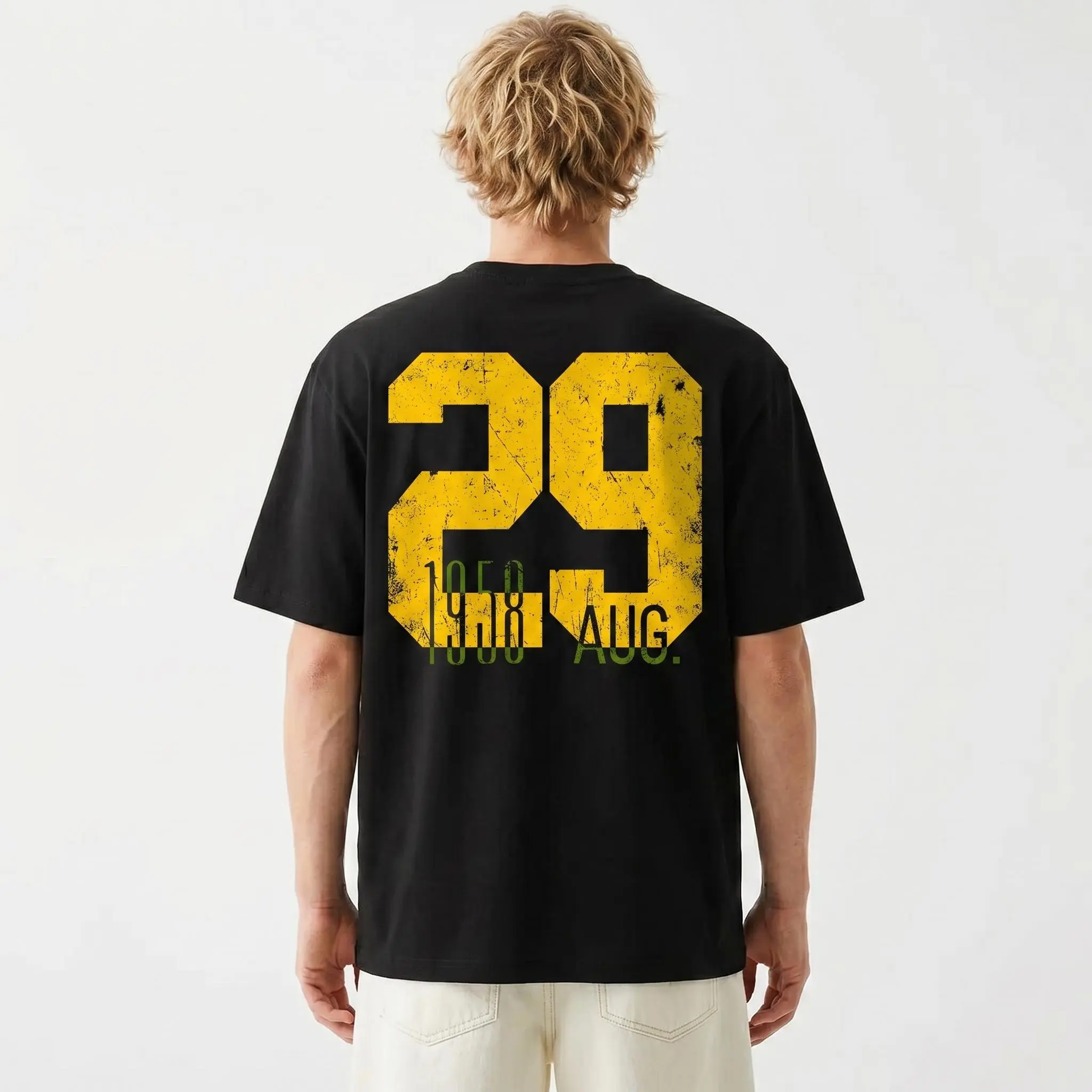 12oz Max Heavyweight Oversized Short Sleeve, 100% Cotton Cropped Tee, Casual Crewneck Tshirt, Mens Graphic Tees, MeJend Boxy tee