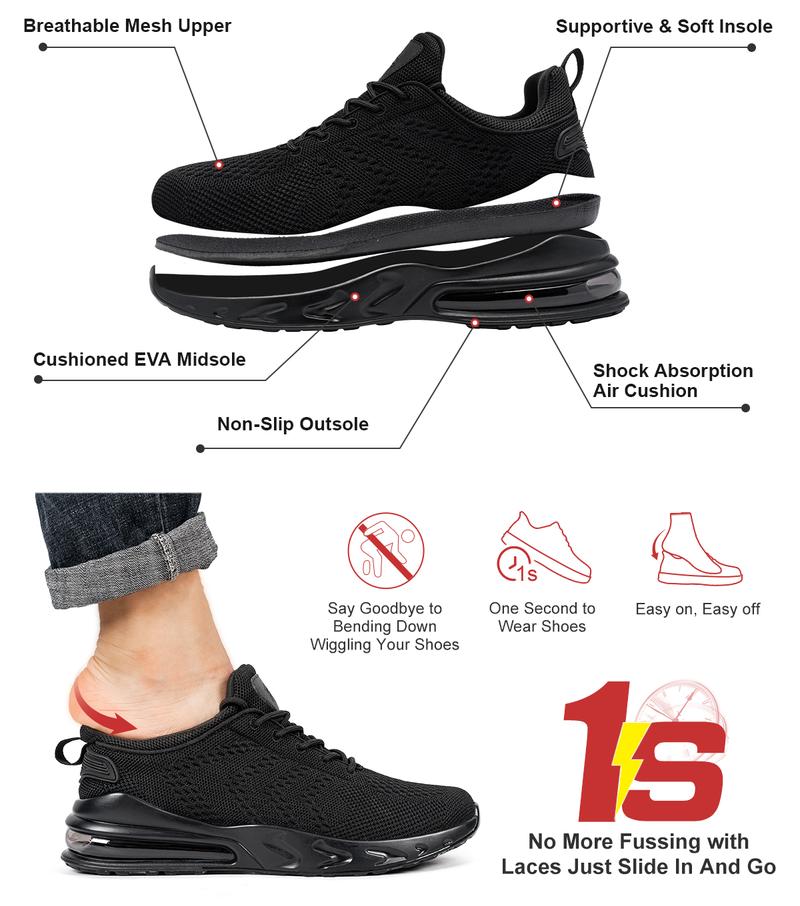 AirWalk Soldier Series Slip & Oil Resistant Chef Shoes | Waterproof & Breathable Mesh | Lightweight Safety Kitchen Work Non-Slip Shoes