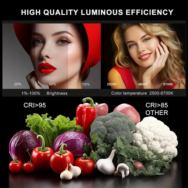 2PCS 10" LED Video Light Panel Kit with Telescopic Tripod, Video Light Adjustable 2200K-4500K Temperature for YouTube Creators, Live Broadcast Studio and Smartphone Lighting Solutions, #valentine's#Spring Break