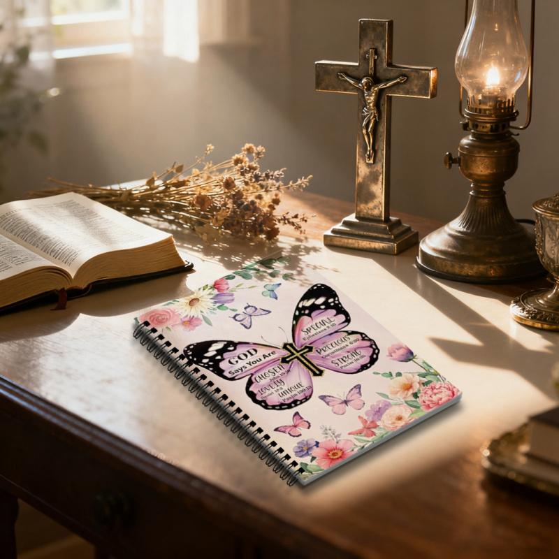 1 Bible Reading Plan Book, Portable 5.5x8.3 inches, includes 52 weeks of devotional scripture themes, daily reading tracking, reflection questions, Bible Study Supplies, Suitable for believers, church groups, Christmas or birthday gifts