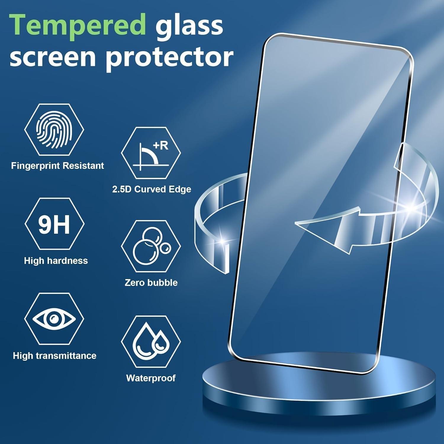 Google Pixel 10a HD Transparent Tempered Glass Film, 2-Pack Protective Screen Protector, Durable and High-Definition Design, Perfect Fit for Google Pixel 10a