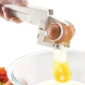 Kitchen Craft Plastic Egg Opener and Peeler, Handheld Manual Eggshell Remover, Durable Kitchen Tool for Easy Cooking, Egg Cracker Tool, Egg Cracking Tool, Kitchen Cooking Accessories