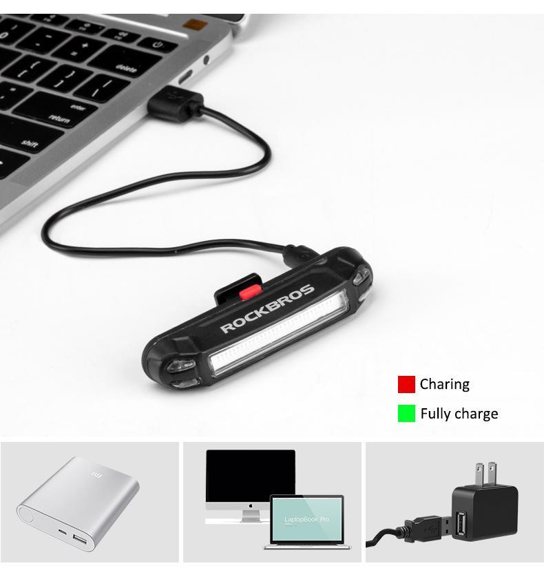 ROCKBROS Bicycle Rear Light Waterproof Saddle Tail light A54BK/WR01