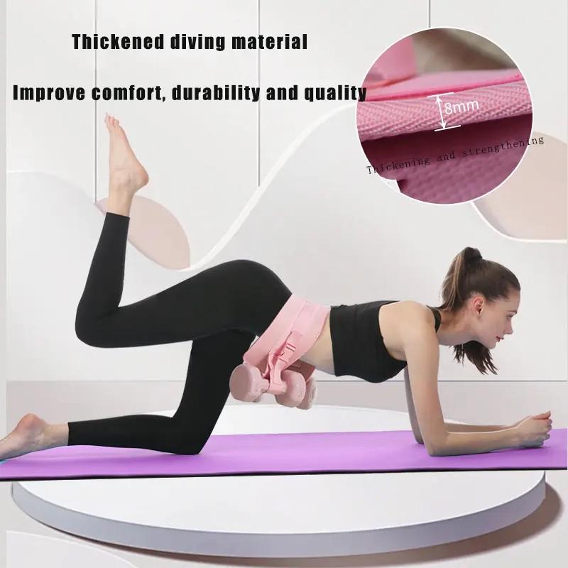Adjustable Glute Bridge Resistance Band, Home & Gym Use, Extra Padding, Kettlebell Training, Butt Shaping, Unisex, 1pc