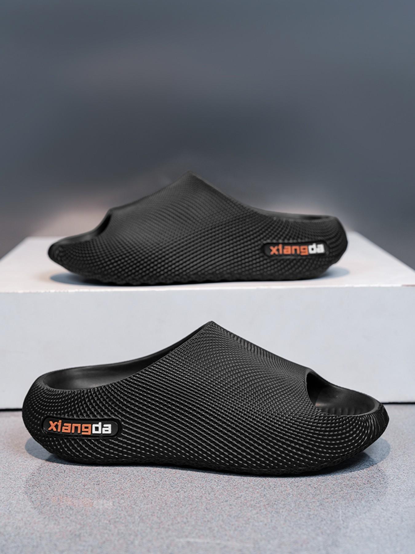 Men's Cloud Cushion Shock Absorption Arch Support Sandals, Soft Elastic Feel, Outdoor & Home Wear, Anti-Slip Beach Slippers