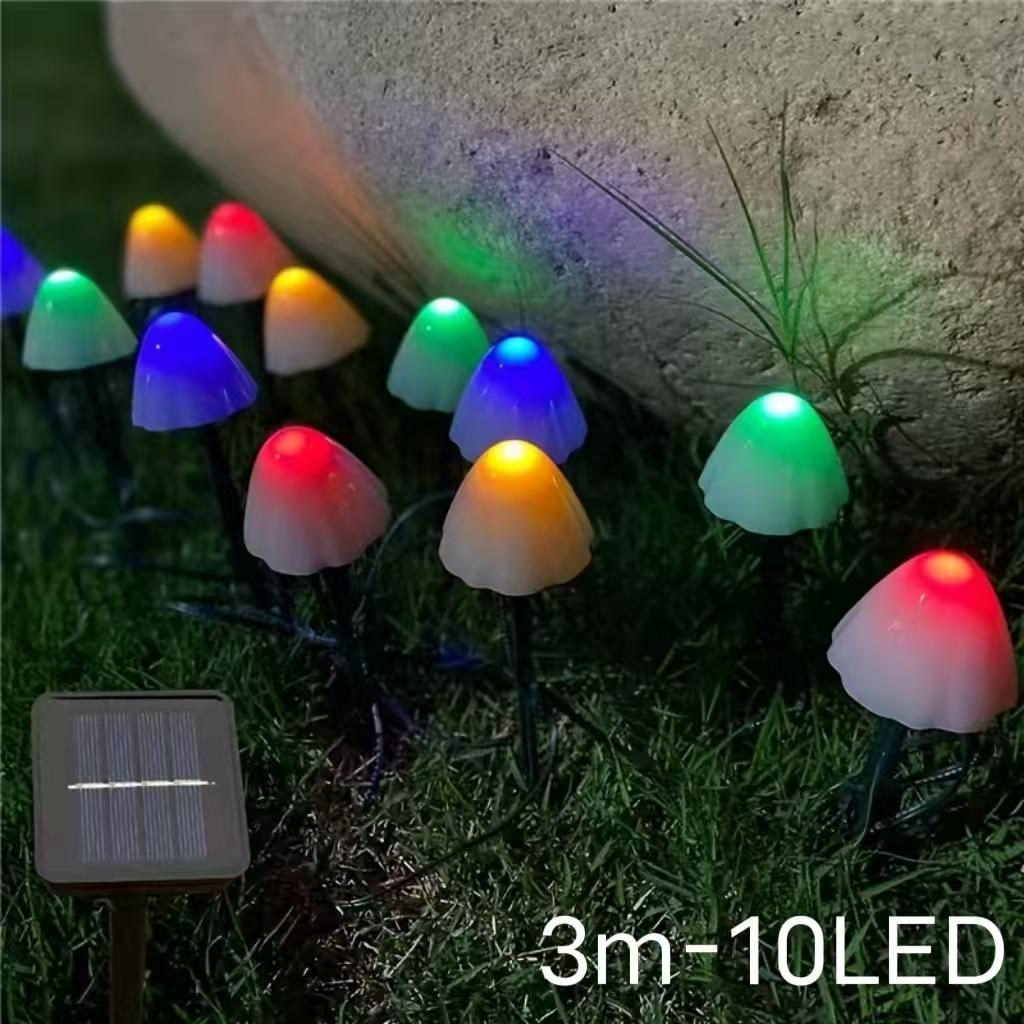 Solar Mushroom Light, Outdoor High-Quality Landscape Lighting, Garden Decor, Party Atmosphere, Christmas, Wedding Gift