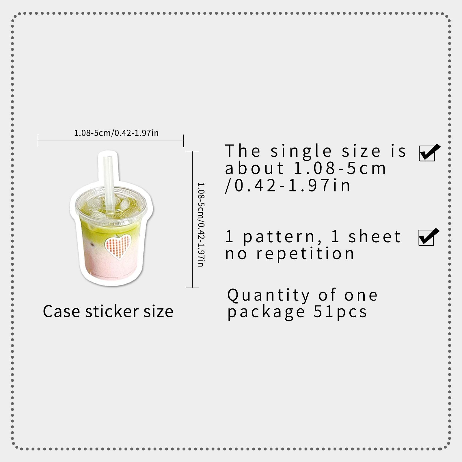 51 Style Graffiti Stickers, Personalized Decorative Stickers for Luggage, Notebook, Phone Case, Gacha Card Stickers