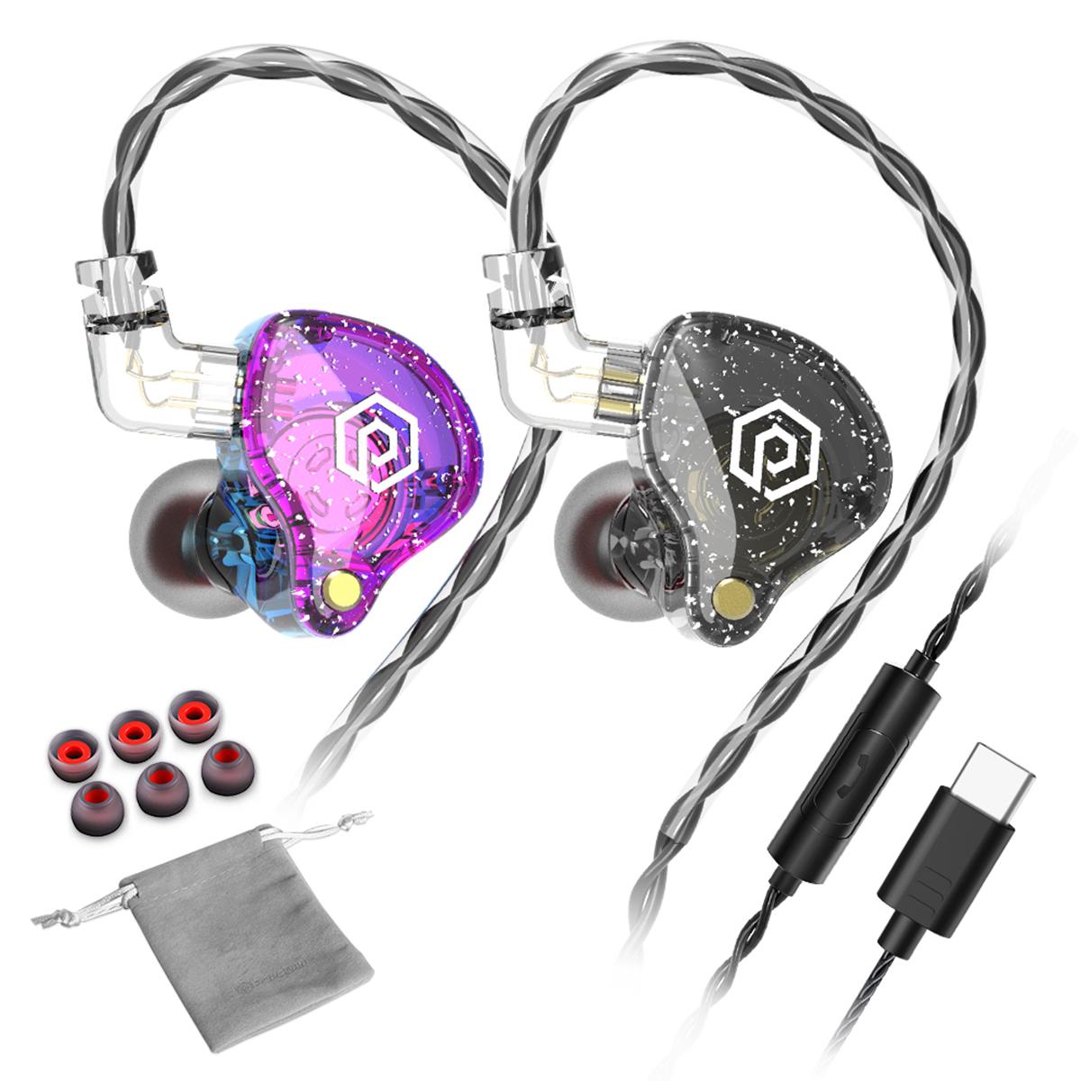 POPCORN BASS X8 PRO  Dynamic in-Ear Gaming Earbuds, HiFi in-Ear Monitors, Deep Bass Sound Wired Earbuds, Gift for Christmas New Year Gifts