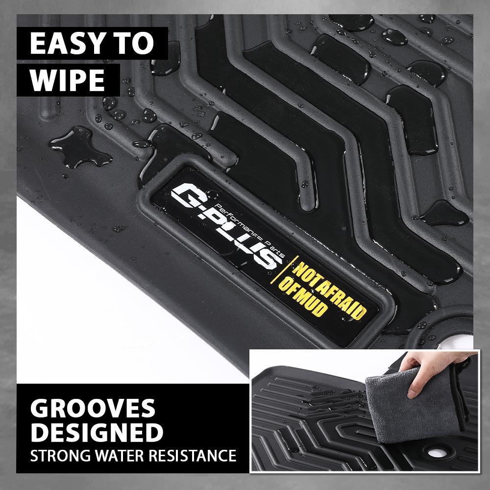 For 2023-2024 Honda Pilot TPE Floor Mats All Weather Floor Mats Rubber Liners,Waterproof Anti-slip Durable Floor Mats,Car Accessories