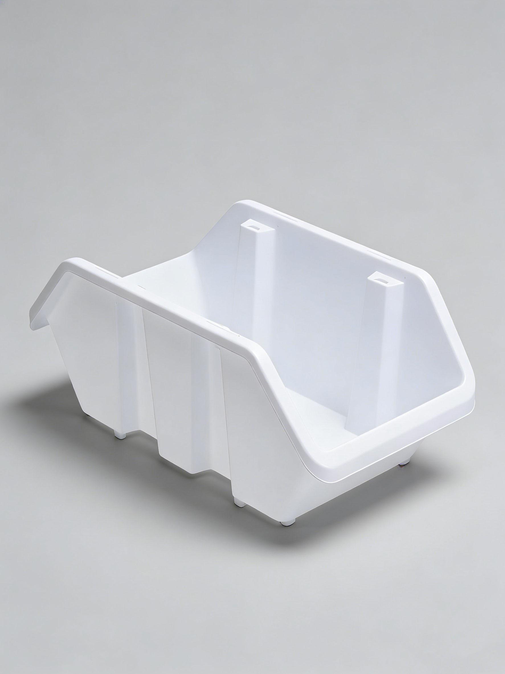 Stackable Slanted Storage Basket, Home Toy Organizer Box, Parts Separation Sorting Container, Multi-Purpose Household Storage Solution