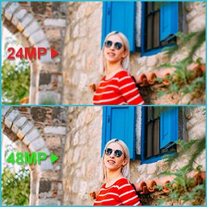 4K Digital Cameras for Photography, 48MP Vlogging Camera for YouTube with WiFi, 180° Flip Screen Compact Camera with Flash