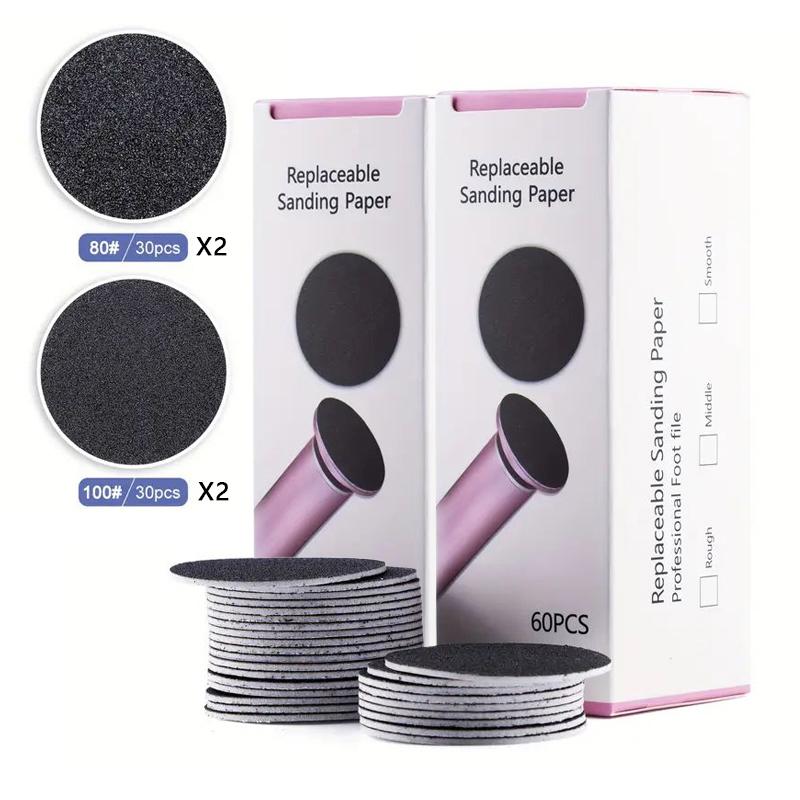 Replaceable Sanding Paper, 2 Boxes Disposable Foot File, Exfoliating Foot Dead Skin Remover Tool, Foot Dead Skin Remover, Pedicure Care Tool, Nail Tech Supplies #TOP PICKS