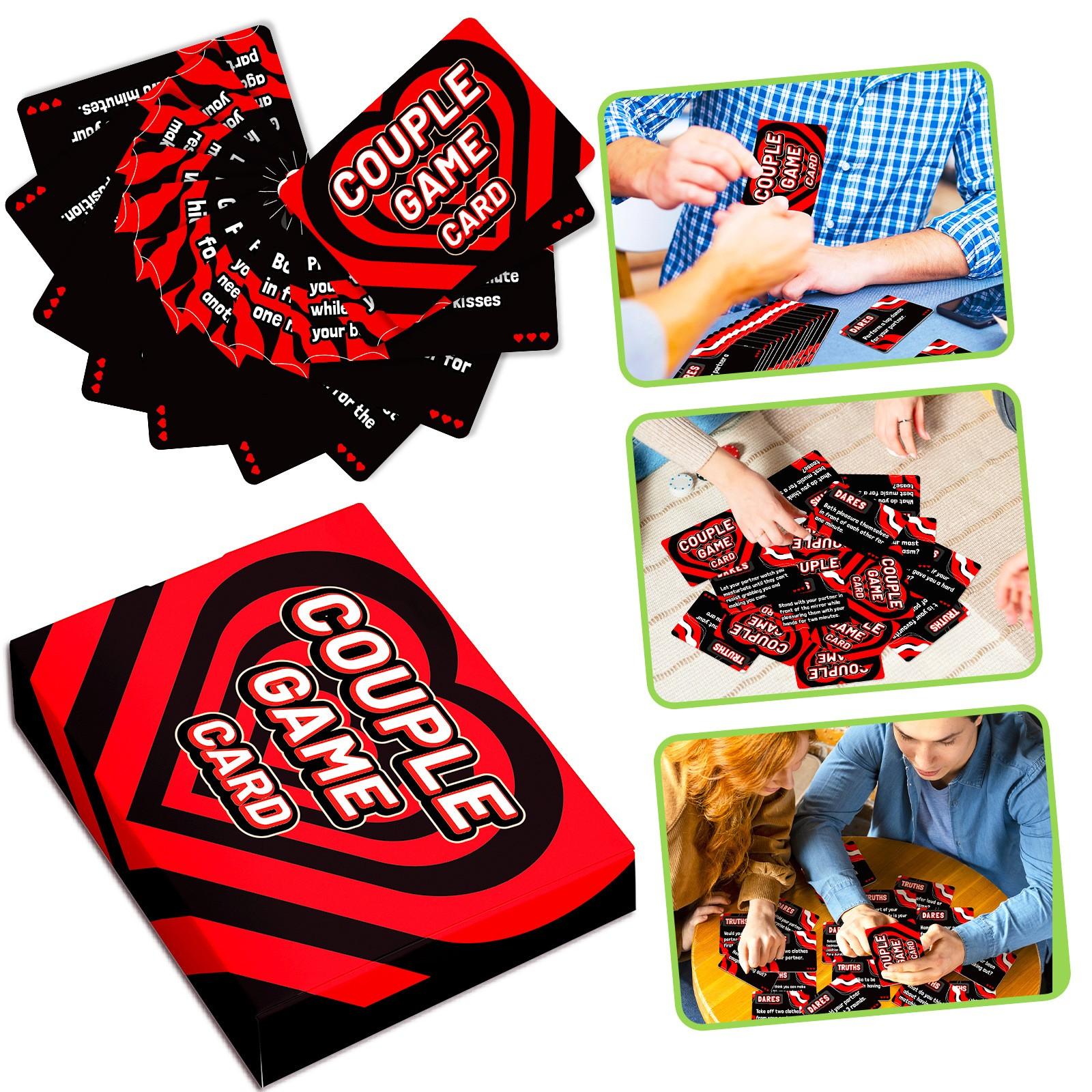 Couple Game Card  50 Pairs Interactive Game Cards, Fun Couple Games for Dates, Anniversaries, Home Leisure, Valentine's Day Gifts, Enhance Relationship