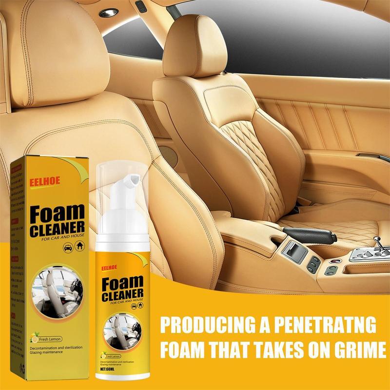 Car interior foam cleaner Interior leather seatPlastic ceiling decontamination maintenancecleaner Halloween Christmas Detailing Products Cleaning Degreaser Automotive multifunctional interior cleaner