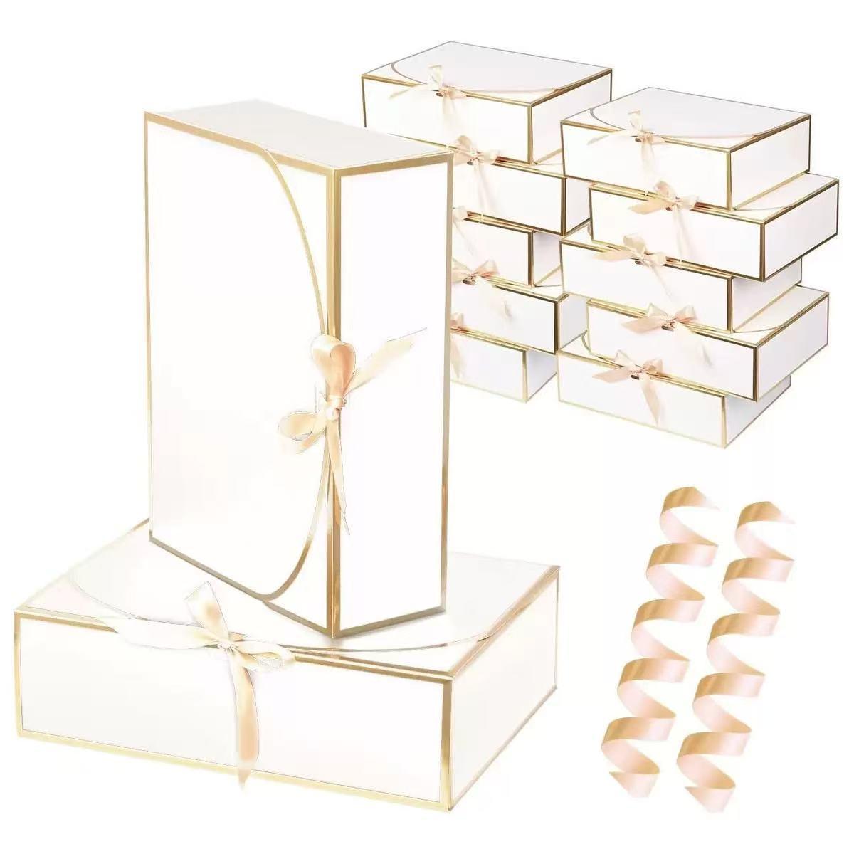 10/1pcs Satin Bow Gift Boxes for Lipstick, Cosmetics & Birthday Presents