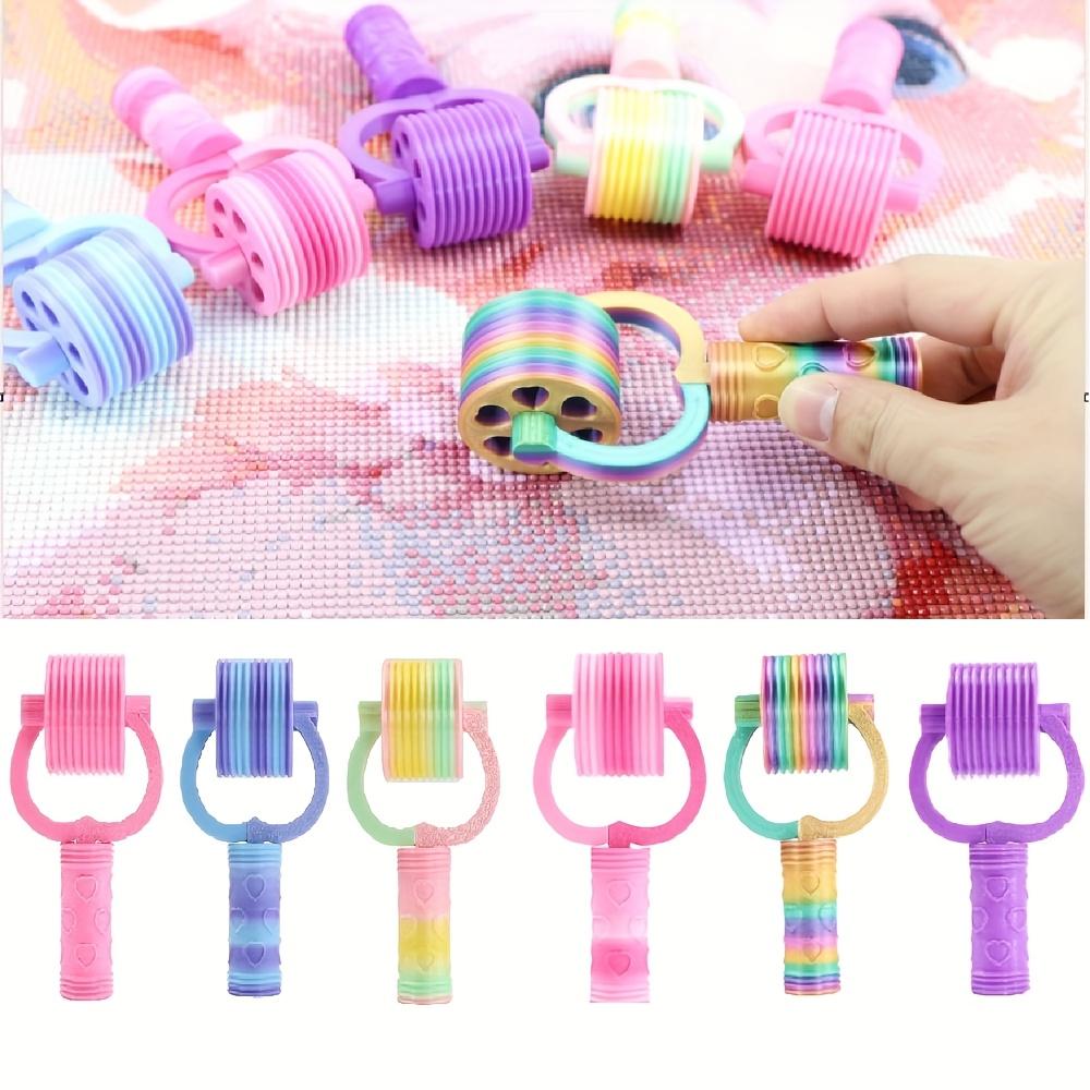 DIY Diamond Painting Roller Tool Accessories, 10 Tooth Diamond Painting Roller with Grooves, Faster and Neater Craft Making, Diamond Art Tools
