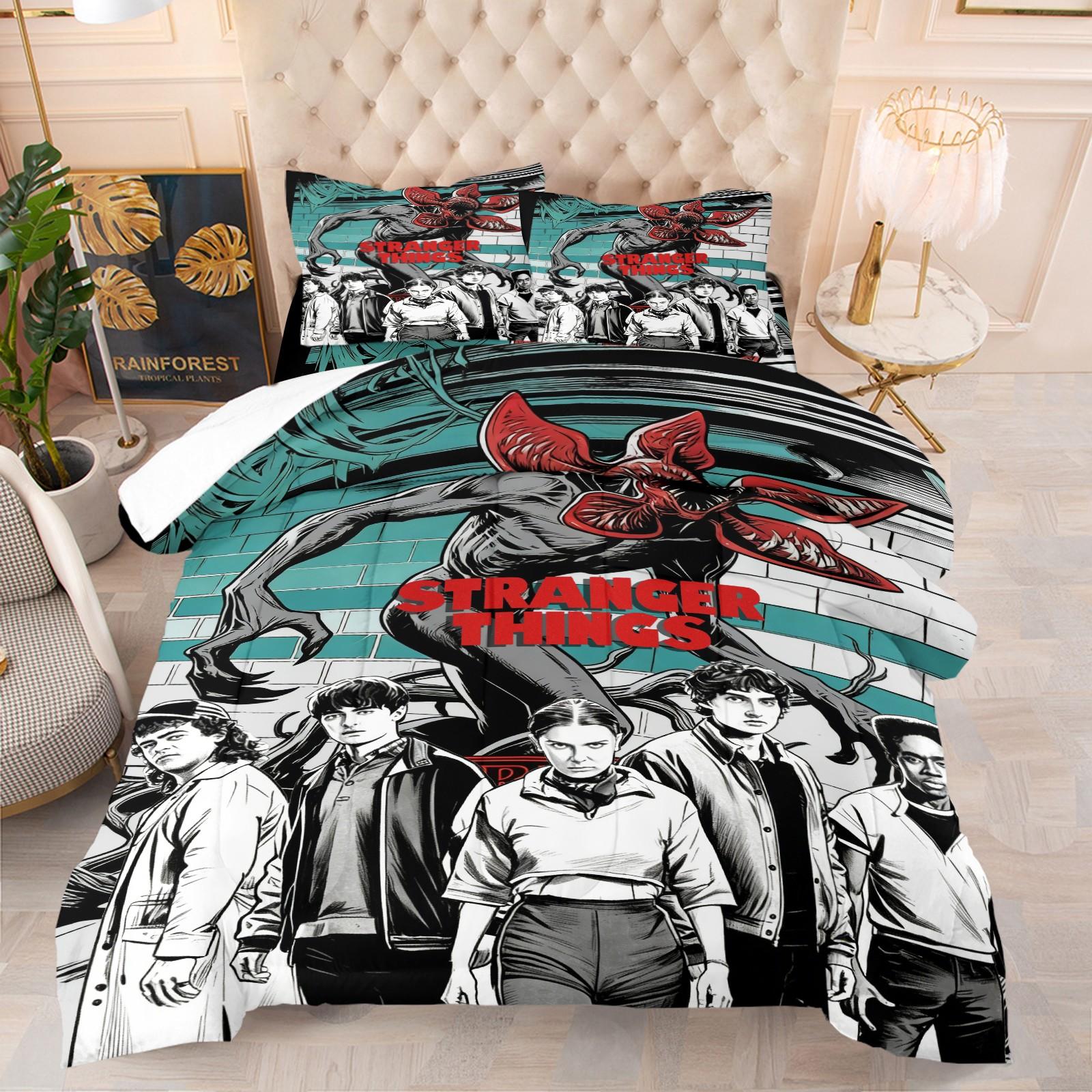Kitsch x Stranger Things Pillowcase set NWT ✨ SURPRISE! The secret main image 4