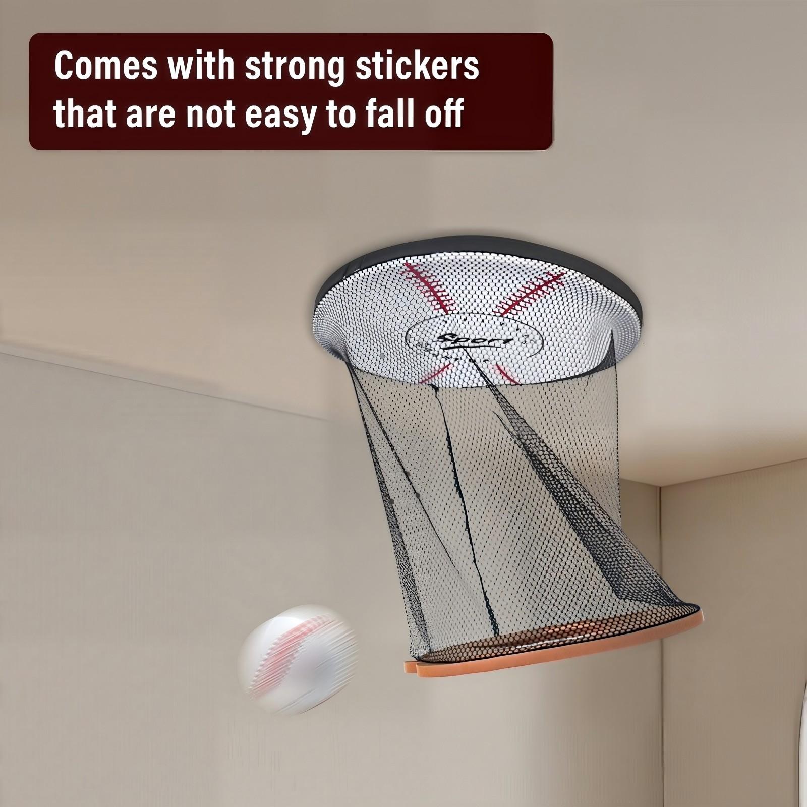 Hanging Indoor Basketball Hoop, Portable Ceiling Mini Hoop, Fun Wall Mount Sport Toy for Kids & Adults, Bedroom & Outdoor Play Game