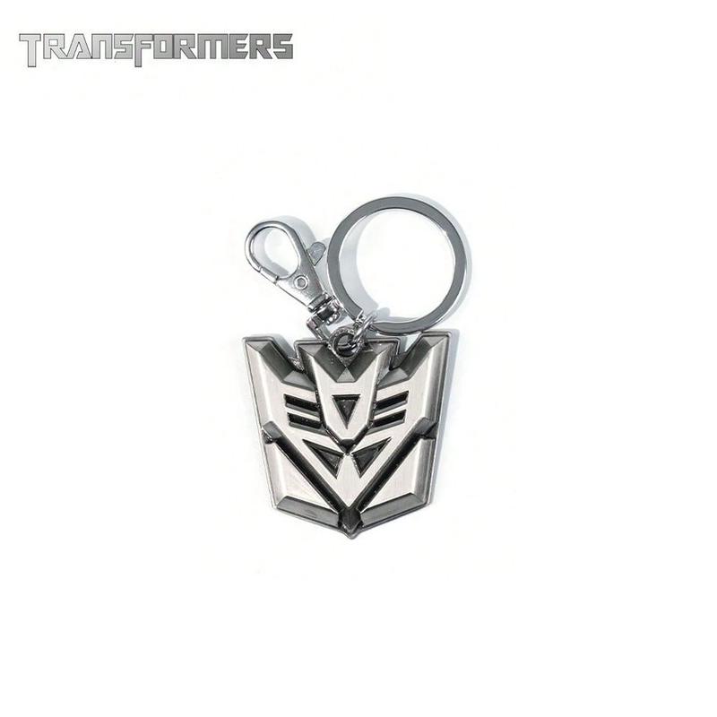 1PC TRANSFORMERS Officially Licensed Deceptions Pewter Keyring Keychain Bag Shirt Pants Jacket Versatile Decoration Cool Personality Style Party Supplies Birthday Holiday Gifts For Family And Friendsb