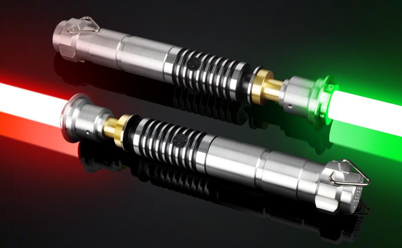 Lightsaber Crystal Heavy Duty Dueling Saber XRGB 3.0 Smooth Swing Light Saber Motion Control 16 Sound Fonts RGB Color Changing Force FX Sword Aluminum Hilt for Adults Valentine's Day Gift