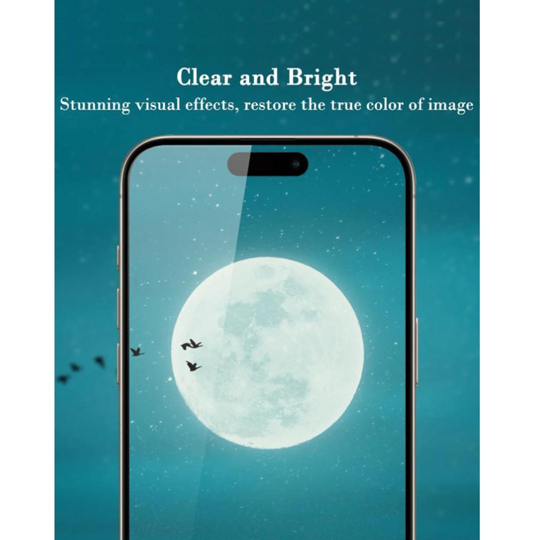 5PCS Anti-Fall Screen Protection Tempered Film Compatible With iPhone17,16,15,14,13,12,11, Xs, X,  Explosion-Proof Shatterproof Scratch Proof And Waterproof Glass Phone Toughened Film