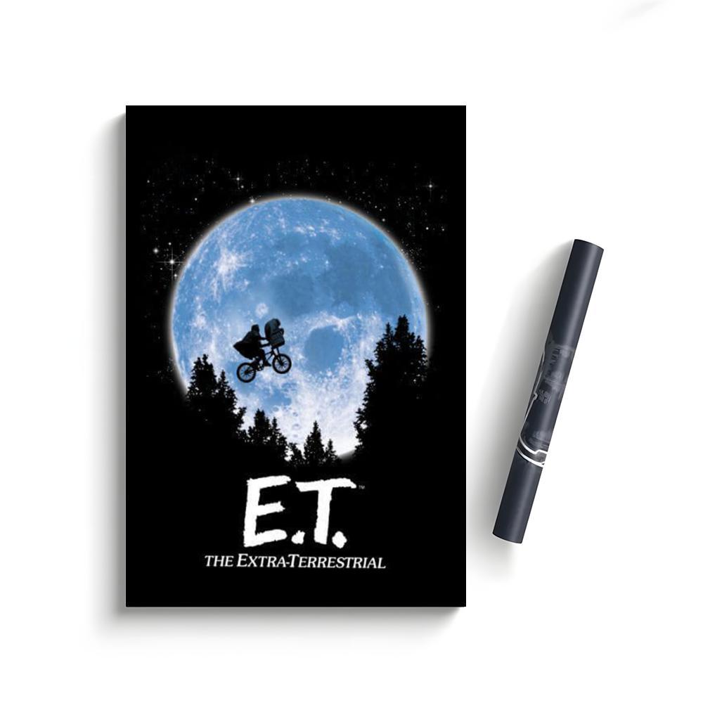 Alien Movie Retro Poster Self-Adhesive Waterproof Art Sticker, Aesthetic Minimalist Wall Poster for Coffee Shop, Bar & Home Room Decor