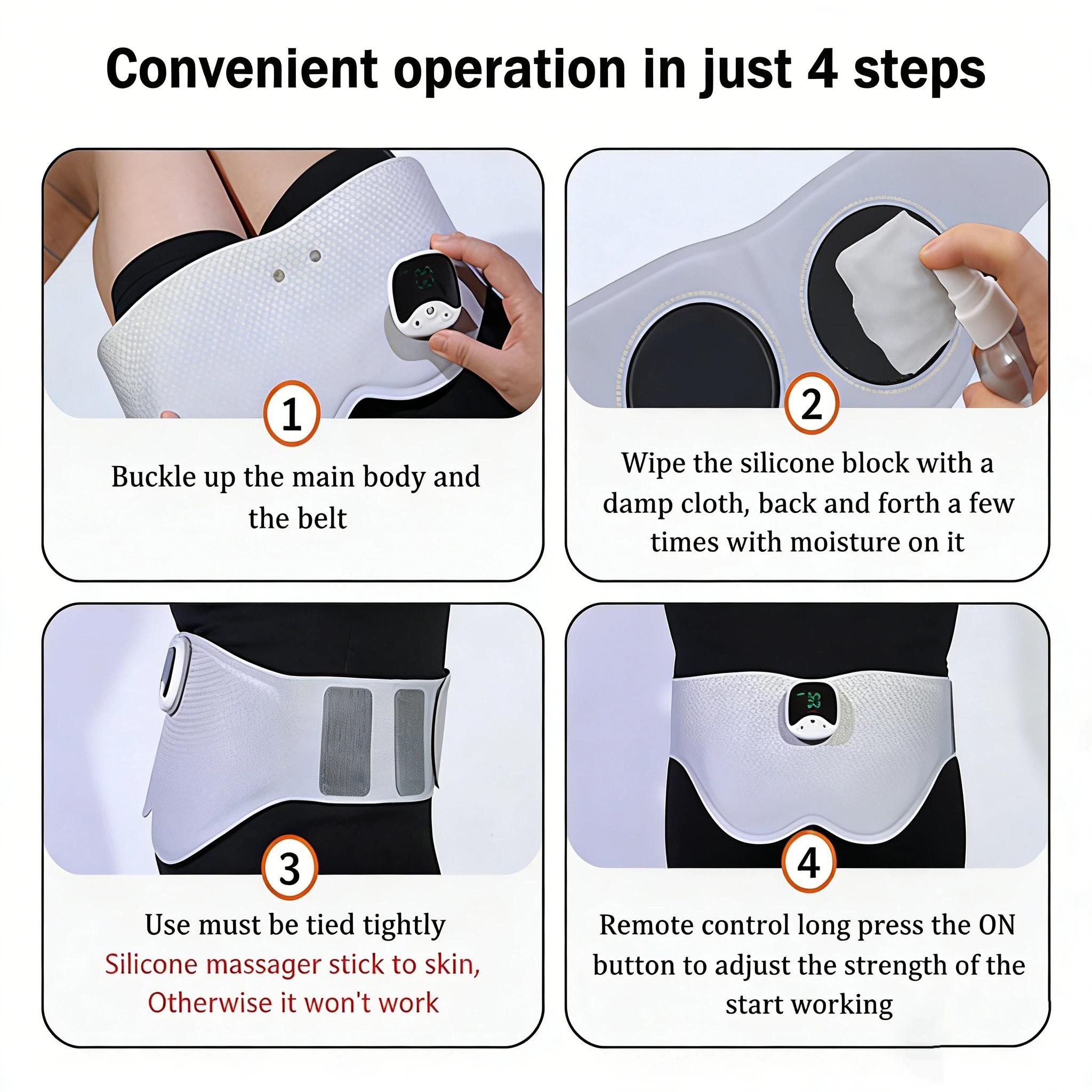 Booty Stimulator EMS Hip Trainer, Intelligent Wireless Fitness Butt Lifting Machine, 10 Modes Smart Training, Muscle Conditioning