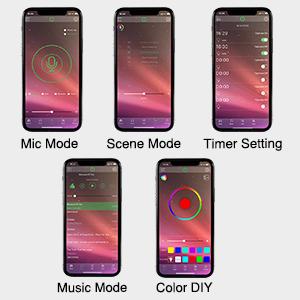 Nilight RGBIC 72 LED USB Interior Strip  DC 12V with App RF Remote Control Multicolor Under Car Dash Lighting 2 Lines Design Music Sync Mode for Cars Truck ATV UTV High Brightness Underglow  dealsforyoudays