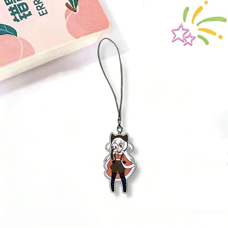 Anime Puella Magi Madoka Magica Kaname Madoka Akemi Homura Cosplay Keychain Acrylic Phone Strap Bag Backpack Keyring Decoration