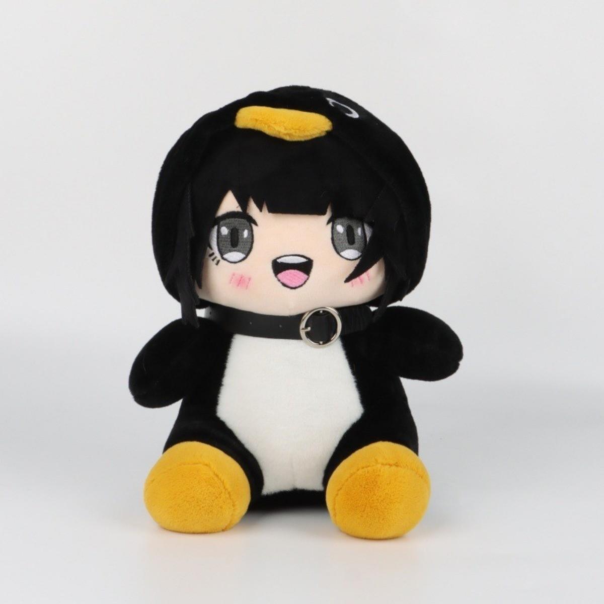 Arknights: Endfield Penguin Administrator Plush Toy, Cute Goo Goo Ga Ga Anime Plushie, Soft Stuffed Doll, Adorable Black & White Penguin Girl Plush, Perfect Gift for Fans, Kawaii Room Decor, Cuddly Stuffed Animals, Cute Animal Design