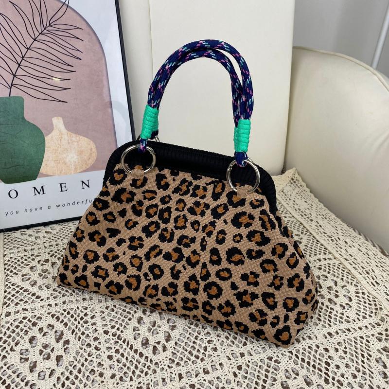 Korean Design Knit Handbag for Women, Magnetic Closure Dumpling Shape Tote Bag, Large Capacity Casual Daily Commute Shoulder Purse
