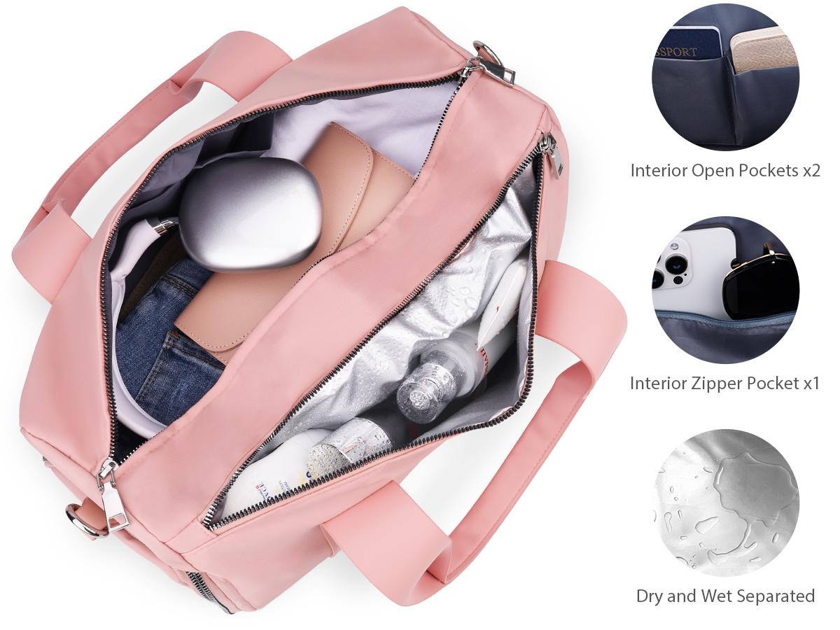 Small Gym Bag for Girls Kids,Sport Duffle Bag for Women Fitness Workout, Travel, Dance, Ballet, Swim with Shoes Compartment & Waterproof Pocket,Easy Carrying Pu Leather Handle (16"-Small) Small Gym Bag for Girls Kids,Sport Duffle Bag for Women Fitness Workout, Travel, Dance, Ballet, Swim with Shoes Compartment & Waterproof Pocket,Easy Carrying Pu Leather Handle (16"-Small)