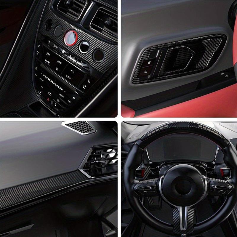 1PC 7.87x59.06-inch Vinyl 6D Carbon Fiber Car Sticker Is Waterproof and Easy To Apply Without Leaving A Trace Suitable for Car Hoods Jeep Trucks SUV Motorcycles Self-adhesive Protective Film for Car Beauty Enthusiasts Car Decals