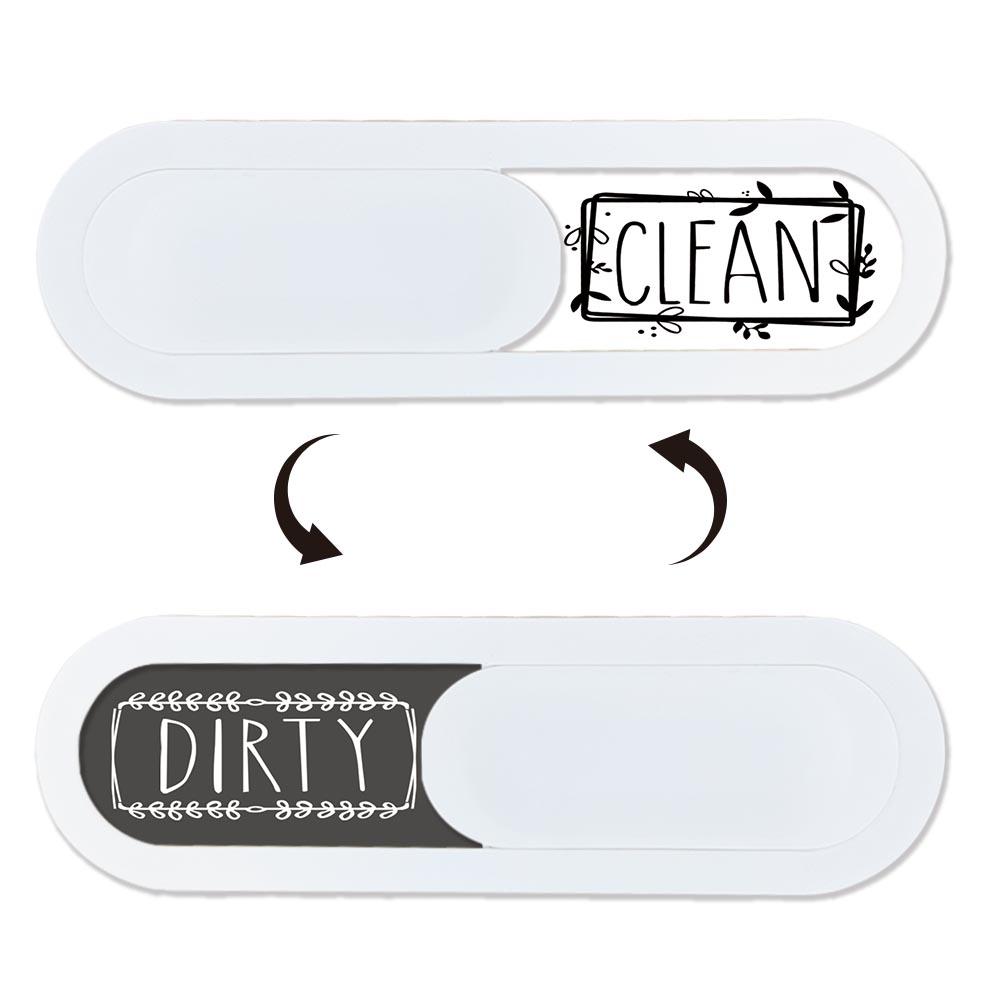 Clean/dirty Dishwasher Status Indicator, Slide Switch Design, Easy Installation, Multi-Style High Aesthetic, Kitchen, Airbnb, Hotel Use