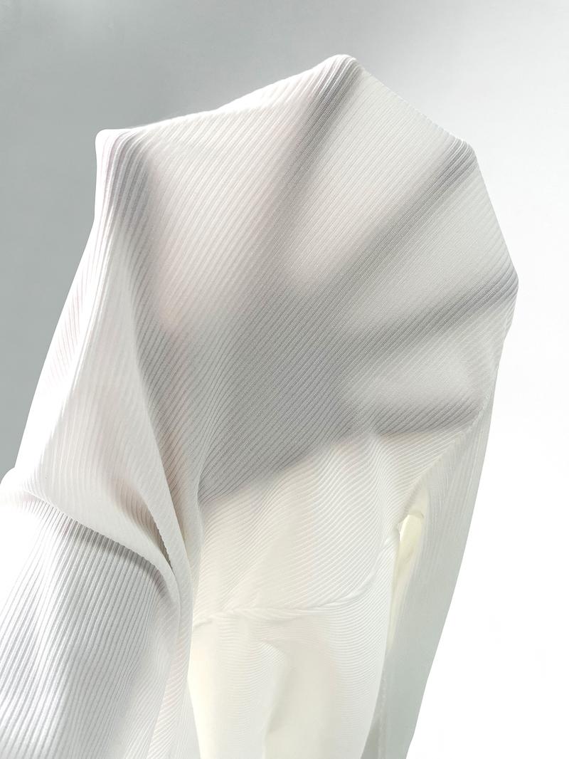 Women's Ribbed Long Sleeve T-Shirt, Casual Loose-Fitting Top for All Seasons, Comfortable Daily Wear, Stylish Ladies' Clothing